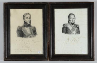 null Perrinne Dalbit : deux portraits en pendant, l'un représentant S. A. R. Charles...