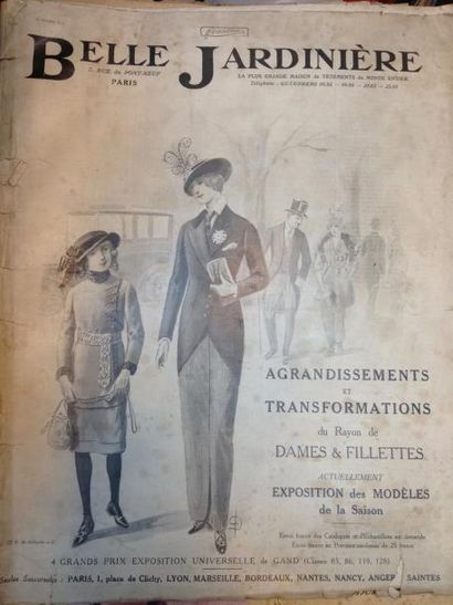 null BELLE JARDINIÈRE &«FEMINA» 1913.
Lot comprenant les numéros 306 du 16 octobre...