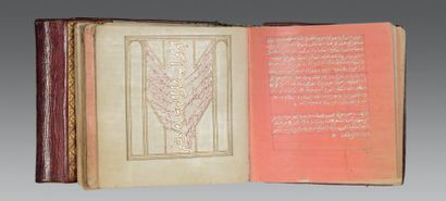 null Recueil de prière et son étui, Maroc
Manuscrit composite incomplet de format...