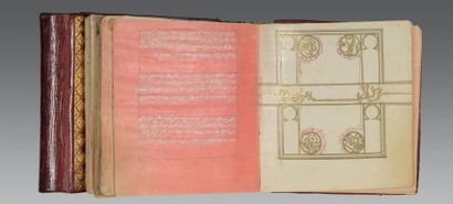 null Recueil de prière et son étui, Maroc
Manuscrit composite incomplet de format...