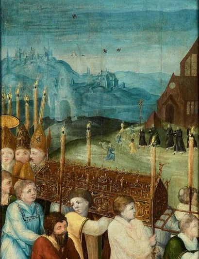 Ecole du NORD de la FRANCE vers 1520 *Quatre scènes de l'histoire de la fondation...