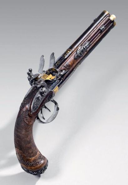 null Très beau pistolet par Le Page à Paris, ayant probablement appartenu à l'Empereur...
