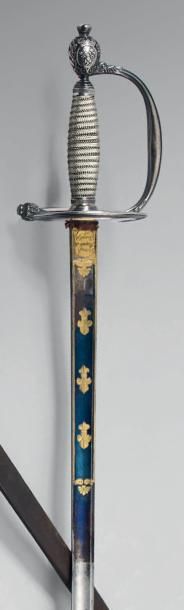 null Rare épée de récompense donnée par le Roi en 1817 aux anciens combattants des...