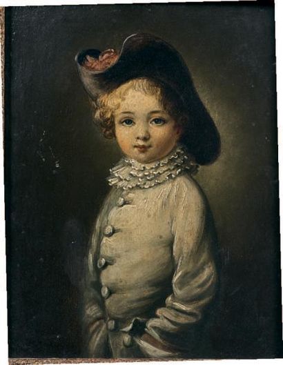 Ecole française du XIXème siècle, d'après François Hubert DROUAIS Portrait du jeune...