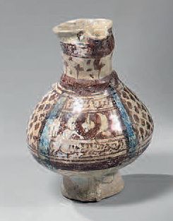 null Six céramiques persanes, Iran seldjoukide, XIIème - XIIIème siècle Céramique...