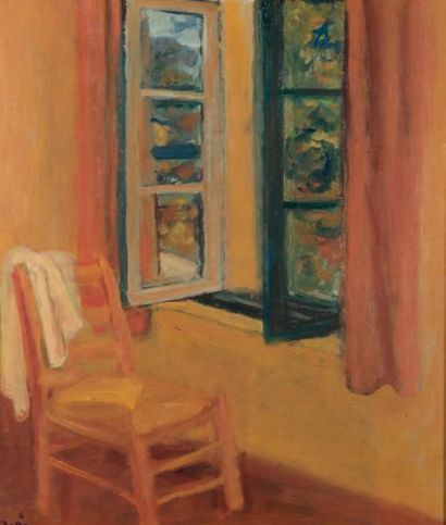 Maurice Louis SAVIN (1894 - 1973) Intérieur provençal
Huile sur toile, signée en...