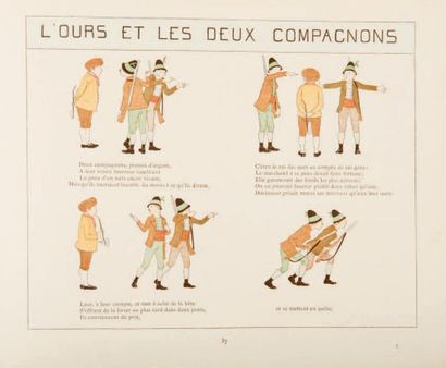 Jean de La Fontaine Fables choisies pour les enfants et illus­trées par M. Boutet...