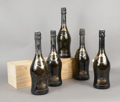 null 5 bouteilles CHAMPAGNE «Grande Dame», Veuve Clicquot 1978 (els)