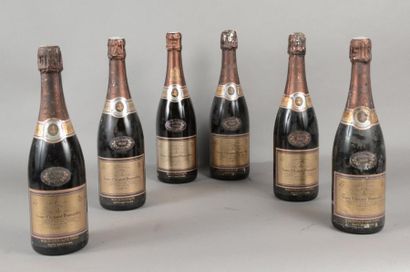 null 6 bouteilles CHAMPAGNE «Rosé», Veuve Clicquot 1978 