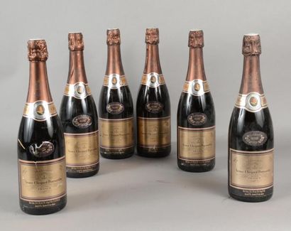 null 6 bouteilles CHAMPAGNE «Rosé», Veuve Clicquot 1978 