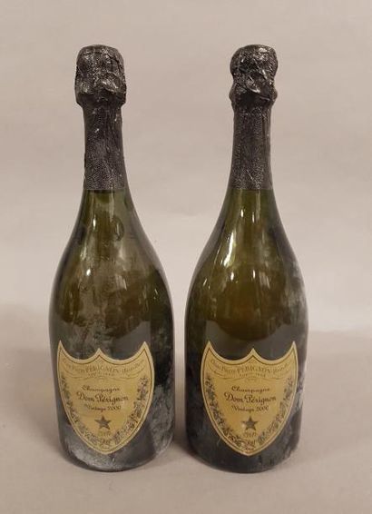 null 2 bouteilles CHAMPAGNE «Dom Pérignon», Moët & Chandon 2000 (es)