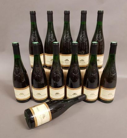 null 12 bouteilles COTEAUX DU LAYON «Cuvée Corentine Château de la Roulière 1989...