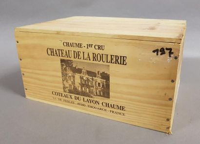 null 6 bouteilles COTEAUX DU LAYON «Chaume», La Roulerie 1996 cb (1 SE)
