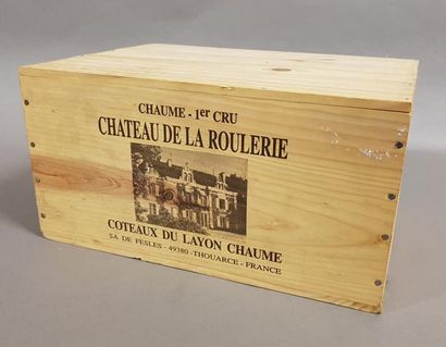 null 6 bouteilles CÔTEAUX DU LAYON «Chaume», La Roulerie 1996 cb