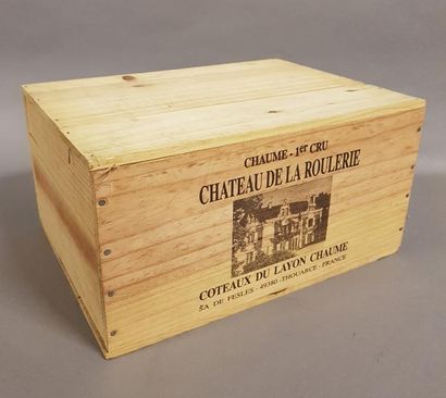 null 6 bouteilles CÔTEAUX DU LAYON «Chaume», La Roulerie 1996 cb