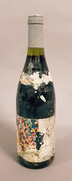 null 1 bouteille CÔTE-RÔTIE «La Turque», Guigal 1987? (eta, lambeaux, mill difficilement...