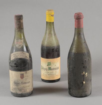 null Ensemble de 3 bouteilles 1 bouteille PULIGNY-MONTRACHET Henri Boillot (SM, ea,...