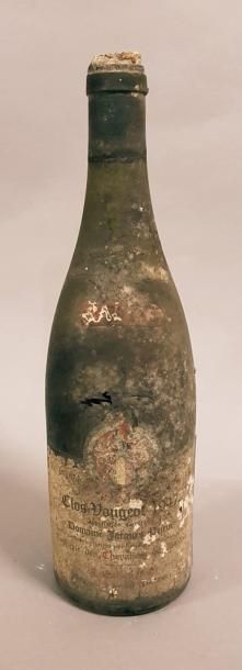 null 1 bouteille CLOS VOUGEOT Jacques Prieur 1947 (V, ets, caps a)
