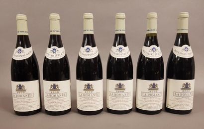 null 6 bouteilles LA ROMANEE, Bouchard P&F 2000 cb