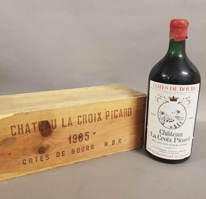 null 1 bouteille CH. PICARD, Côtes-de-Bourg 1985 cb 