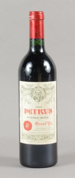 null 1 bouteille PETRUS, Pomerol 1988 (etlt)