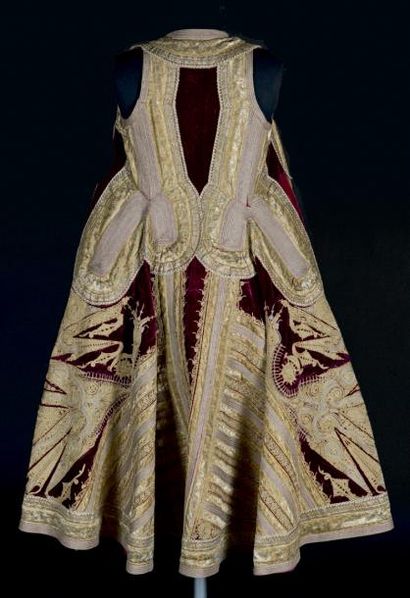 null Superbe manteau de mariée, Balkans (Albanie), Empire Ottoman, fin du XIXe siècle,...