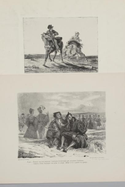 null 106 Eugène DELACROIX (1798 - 1863)
Faust et Wagner, Jane Shore, Steenie D. 60,...