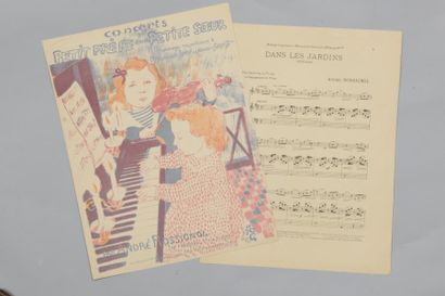 null 111 Maurice DENIS (1870 – 1943)
Partition pour Concert du petit frère et de...