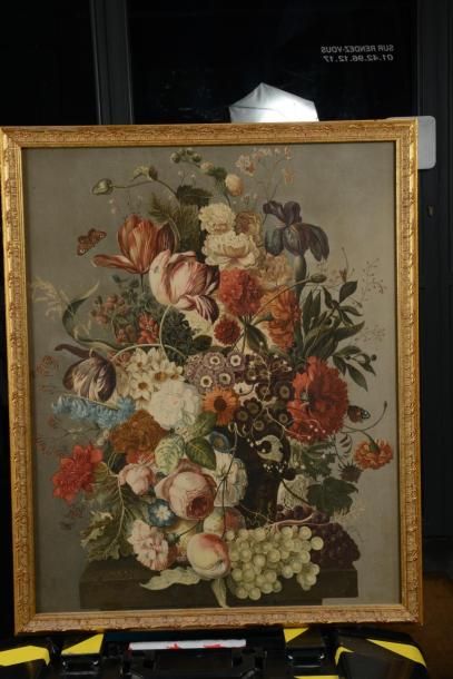 null 75 Joseph NIGG (1782 – 1863) d’après
Bouquet de fleurs lithographie en couleurs...