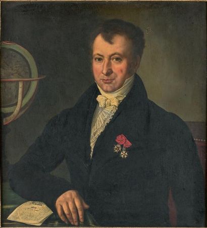 Jean Hubert TAHAN (Spa 1777 - Niort 1843) 
Portrait d'homme
Sur sa toile d'origine....