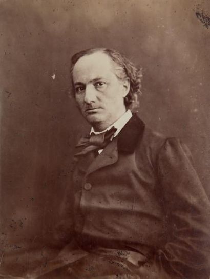 Félix NADAR (1820 - 1910) Charles Baudelaire, Paris, fin 1860 ou janvier 1861.
Le...