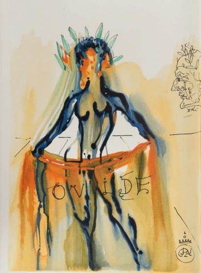 Salvador DALI L'Art d'Aimer d'Ovide, 1978
Treize bois gravés et une lithographie....