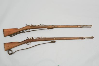 null Fusil chassepot modèle 1866, fabrication privée par Chassepot ; culasse poinçonnée...