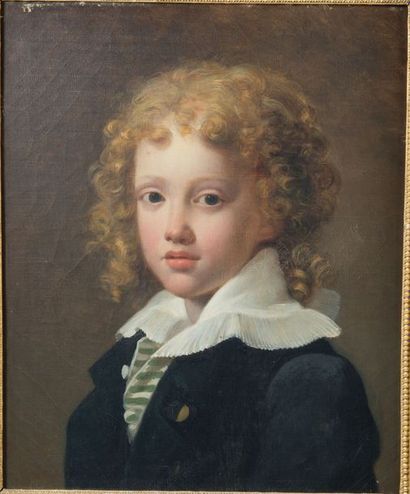 null Ecole Française, 1811
Portraits de jeunes garçons
Paire de toiles, sur leurs...