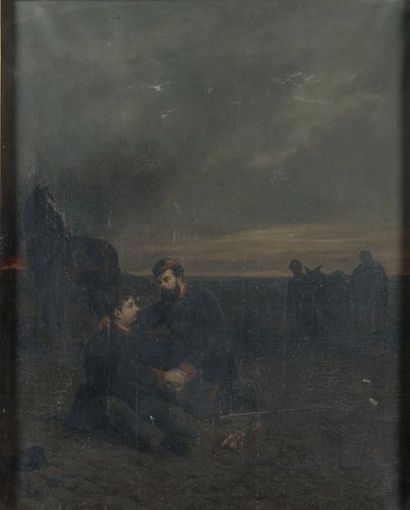 null Alexandre Protais (Paris 1825-1890)
Le repos du soldat
Sur sa toile d'origine
75...