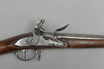 null Fusil d'infanterie à silex modèle 1763/66, canon de 113,5 cm, traces de marquage...