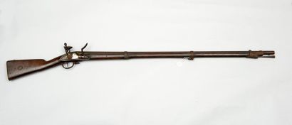 null Fusil d'infanterie à silex modèle 1777/an XI, canon poinçonné : "P" surmonté...