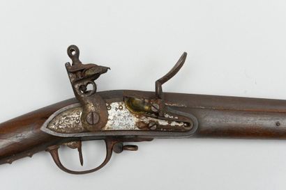 null Fusil d'infanterie à silex modèle 1777/an XI, canon poinçonné : "P" surmonté...