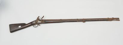 null Fusil de dragon modèle an IX, canon daté : "A. D 1812" ; platine poinçonnée...