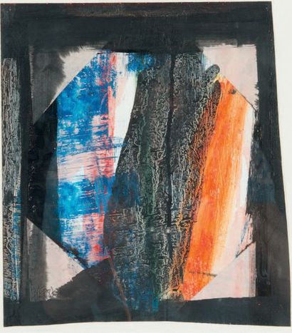 Jean-Paul HUFTIER (Né en 1944) Composition, 1987
Quatre peintures sur papier, signées...