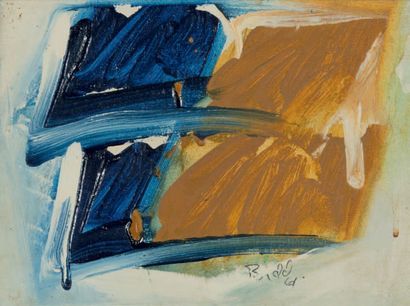 David BUDD (1927 - 1991) Sans titre
Huile sur toile, signée vers le bas vers le milieu
16...