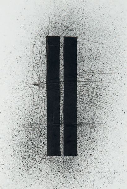Christo COETZEE (1929 - 2001) Ego, 1964
Dix-huit encres de chine, signées, datées...