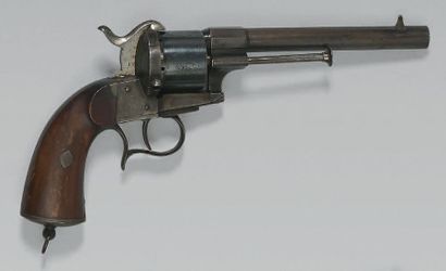 null Revolver à broche système Lefaucheux de type 1854/58, fabrication liégeoise,...