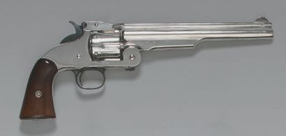 null Revolver Smith & Wesson N° 3 second model, calibre 44 américain, simple action,...