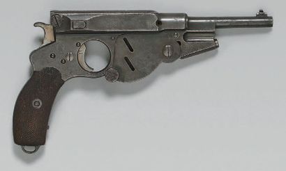 null Pistolet semi-automatique à percussion centrale Bergmann, modèle 1896, N° 3,...