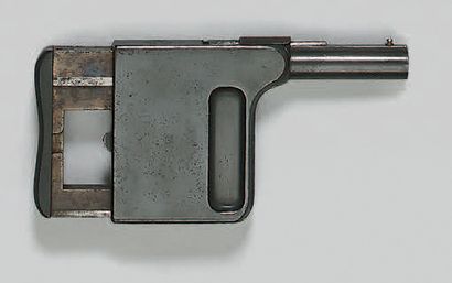 null Pistolet semi-automatique Gaulois n° 1, calibre 8 mm, canon rond à méplat sur...