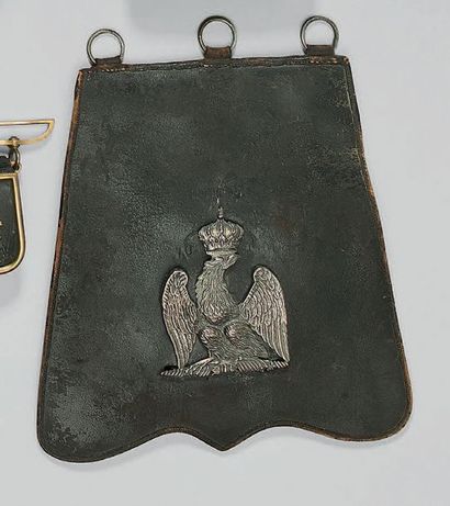 null Sabretache de petite tenue d'officier ou sous-officier de hussards, de chasseurs...