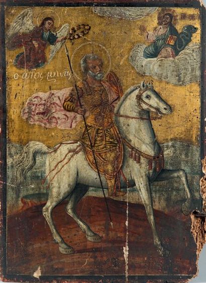 null Saint Minas
Saint cavalier et martyr, devenu ermite à la fin de sa vie. Il reçoit...