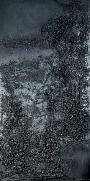 MA HAN (Né en 1968) Chinois Today's landscape N°3, 2007 Technique mixte, collage...