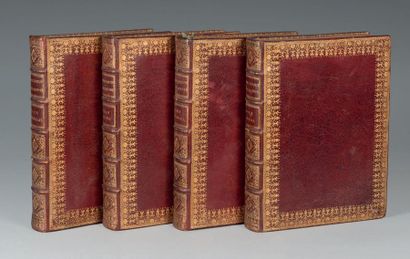 null [BRÉVIAIRE]. Breviarium parisiense […]. Parisiis, 1736. 4 saisons en 4 volumes...